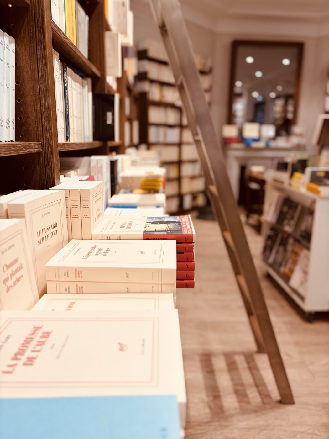パリの書店の店内